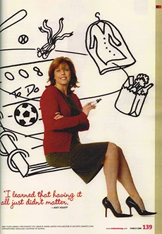 Cover of article about Amy Knapp